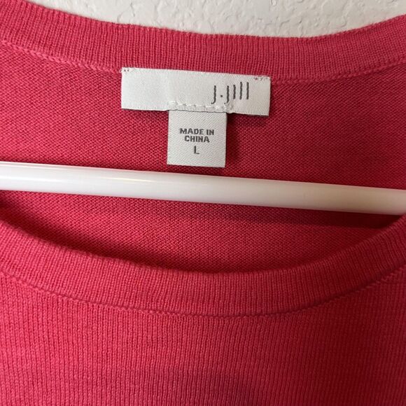 J Jill Shirt Womens Large Pink Cotton Bamboo Sleeveless Tank Top Casual - Picture 2 of 6